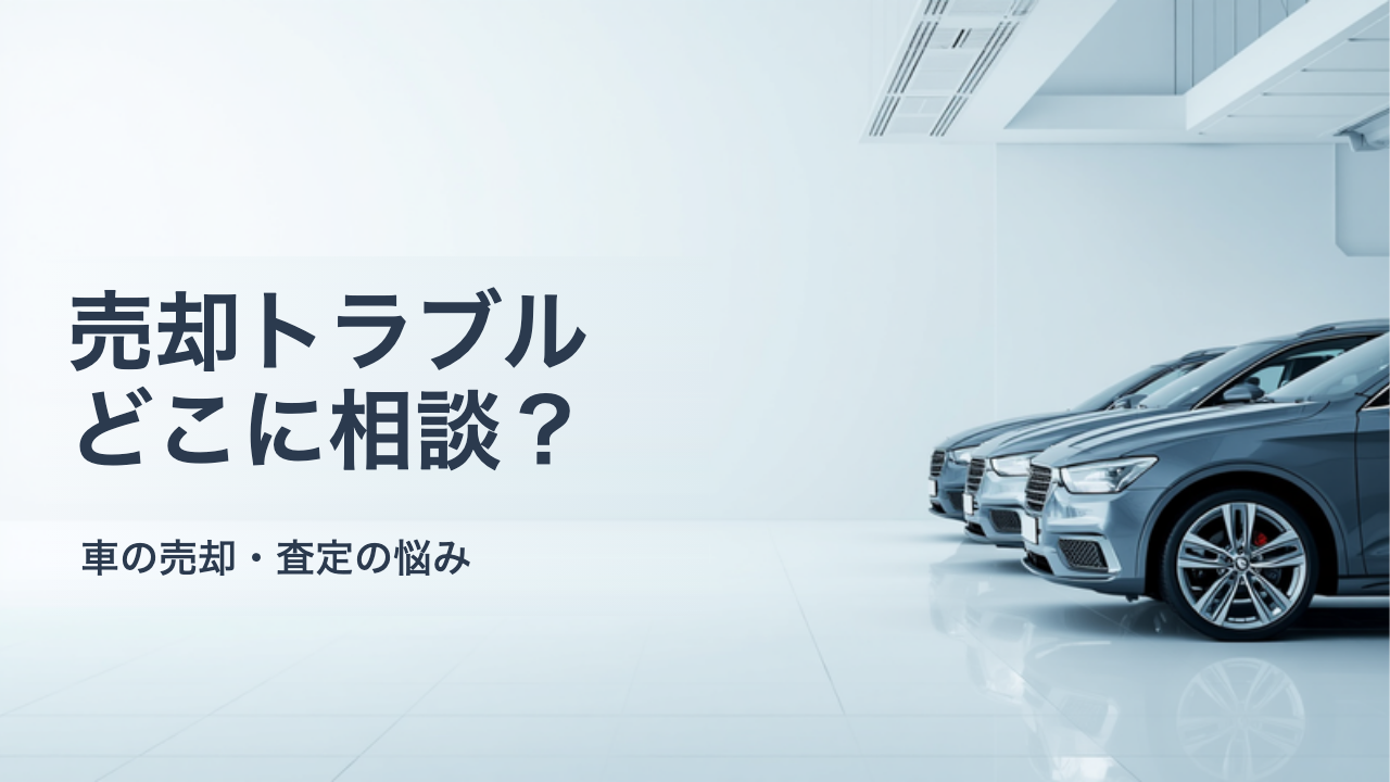 車の売却でトラブルになったらどこに相談する？公的な窓口と連絡前の準備