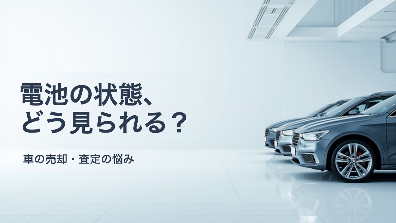 ハイブリッド車・電気自動車を売る前に確認すること｜駆動用バッテリーと査定の考え方
