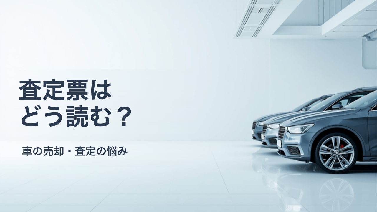 車の査定票（査定書）は見せてもらえる？書かれている項目と加点・減点の見方